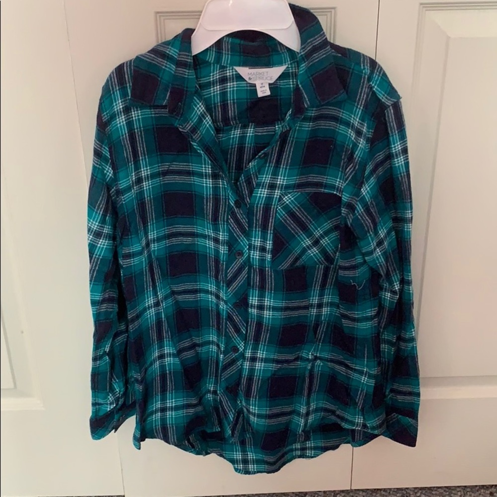Market and Spruce Flannel Long Sleeve
